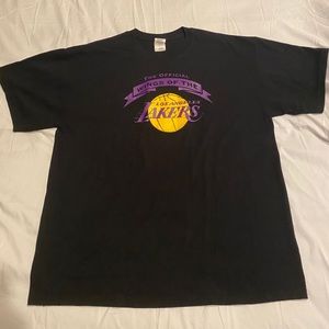 Lakers Wingstop Employee T Shirt Men XL